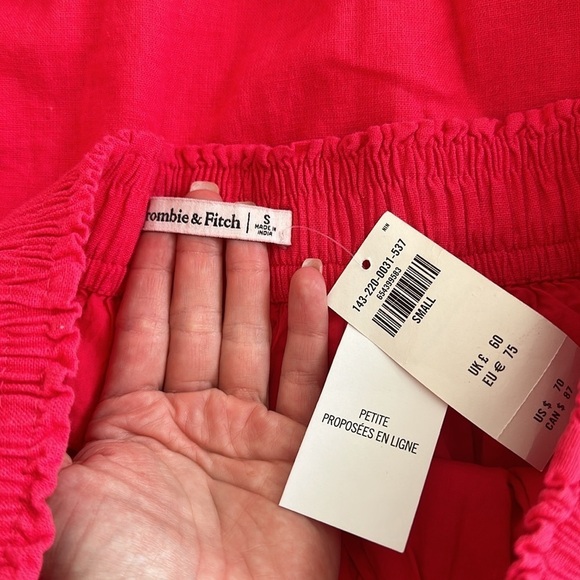 Women’s Abercrombie & Fitch Pink Slit Maxi Skirt - Picture 4 of 7